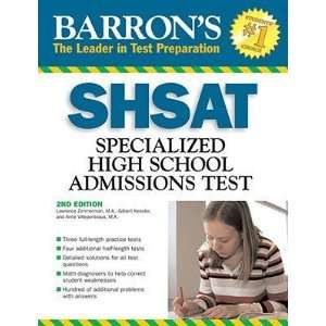  Barrons New York City SHSAT Specialized High School 