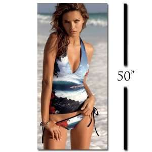 Adriana Lima Swimsuit 50x24 Sexy Swimsuit High Resolution Borderless 