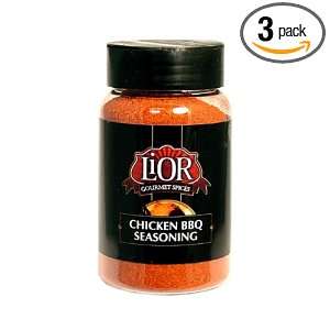 LIOR Chicken BBQ Seasoning, 5.3 Ounce Jars (Pack of 3)  