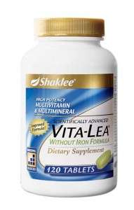 Shaklee Vita Lea Best Vitamin without iron MENs Formula NIB  