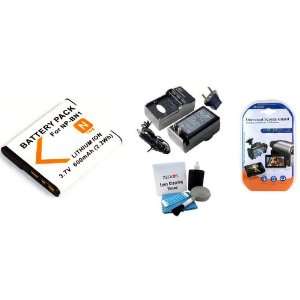 Battery And Charger Kit For Sony Cyber Shot DSC WX9 Digital Camera 