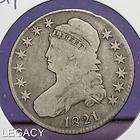 1821 SILVER CAPPED BUST HALF DOLLAR SQUARE BASE 2 (PP+