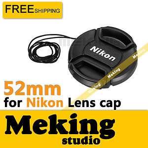   Cap for Nikon D7000,D5100,D5000,D3100,D3000 18 55mm with cord  