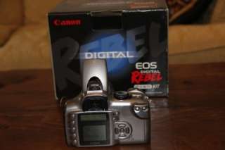 Canon Rebel Digital Camera EOS 300D + 18  75 mm Lens  