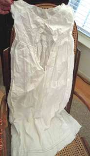 1800s antique VICTORIAN COLONIAL CHILD DRESS #3 redwork  
