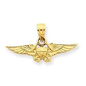   Airforce Emblem Pendant   Measures 12.7x23.2mm   JewelryWeb Jewelry