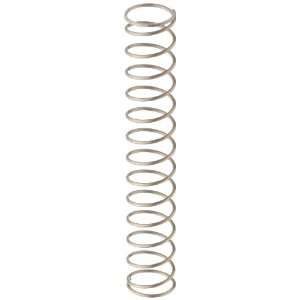 Music Wire Compression Spring, Steel, Metric, 10.8 mm OD, 0.8 mm Wire 