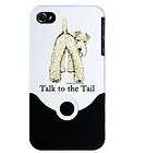 Wire Fox Terrier iPhone 4 Slider Case WFT Talk to the Tail Cell 