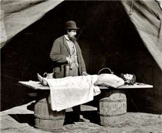 1861 Civil War Photograph Embalming Surgeon  