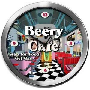  BEERY 14 Inch Cafe Metal Clock Quartz Movement Kitchen 