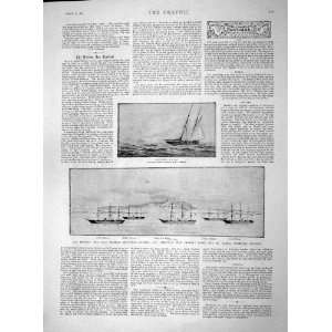  1892 Behring Fishery American Ships Thetis Alert Nymphe 