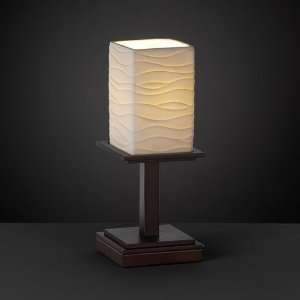  Justice Design Group POR 8698 Montana 1 Light Table Lamp 