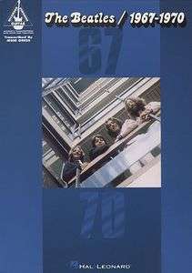 The Beatles   1967 1970   Piano Vocal Guitar Song Book  