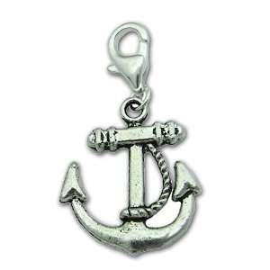   on Charm Bracelet silver anchor #8879, bracelet Charm  Phone Charm