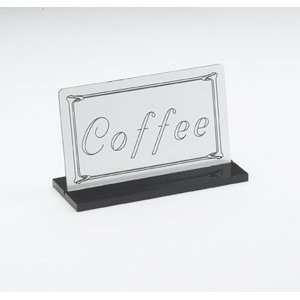  Cal Mil Beverage Sign (Coffee),, silver