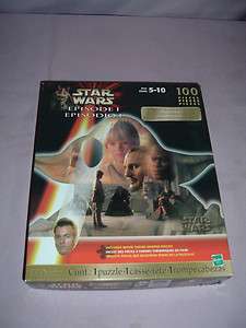 STAR WARS EPISODE 1 YODA SHAPED PUZZLE 100 PIECES  