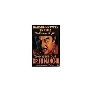 Mysterious Dr. Fu Manchu Movie Poster, 11 x 17 (1929 