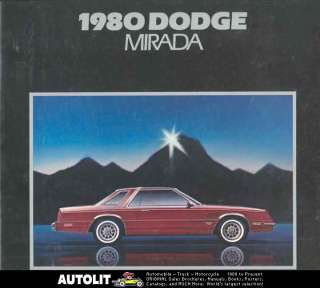 1980 Dodge Mirada Sales Brochure  