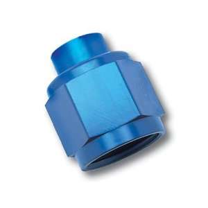 Edelbrock/Russell 661970 Blue Anodized Aluminum  8AN Flare Cap Fitting