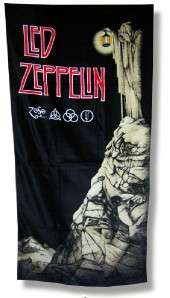 LED ZEPPELIN Hard Rock Heavy Metal STAIRWAY TO HEAVEN BEACH TOWEL with 