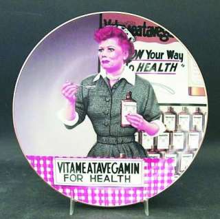 Hamilton Collection I LOVE LUCY Just Like Candy Plate  