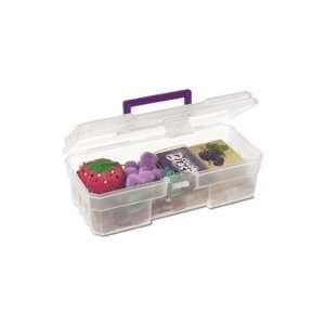  12 Akro Mils Clear Craft Supply Box
