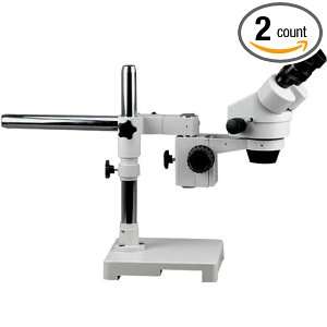 AmScope 7x 90x Inspection Binocular Stereo Boom Zoom Microscope 
