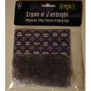    Hordes Legion Everblight Faction Tokens PIP 91010 Toys & Games