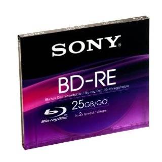   BD RE Rewritable Single Layer Disc   25gb, 2X by Sony (Jan. 31, 2012