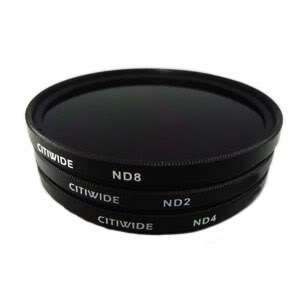 CW 82mm ND2 + ND4 + ND8 Filter set for DSLR Lens  US  