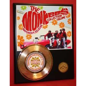 Monkees Laser Etched 24kt Gold Record Hey Hey Were The Monkees LTD 
