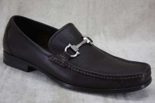 Salvatore Ferragamo Magnifico Brown Loafer size 11.5 Leather Moccasin 