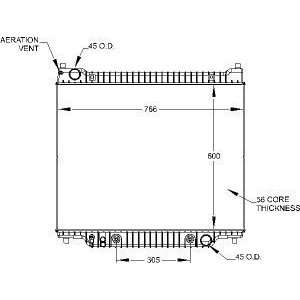  Visteon 9411 Radiator Automotive