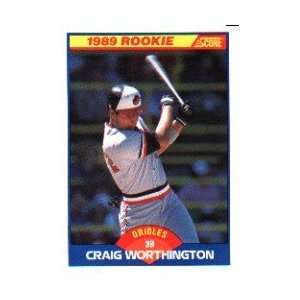  1989 Score #636 Craig Worthington