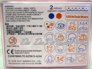 SALE 20%   Sanrio Little Twin Stars Stamp Set Case  