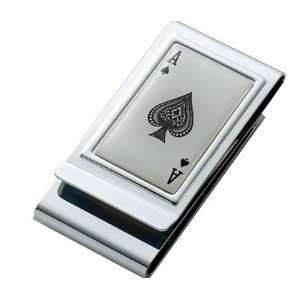   Chrome Plated 2 Sided Money Clip with Black Gift Box