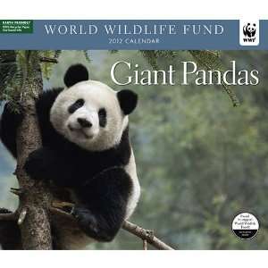  WORLD WILDLIFE FUND Giant Pandas Deluxe Wall Calendar 2012 