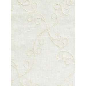  Pindler & Pindler Bevans   White Fabric