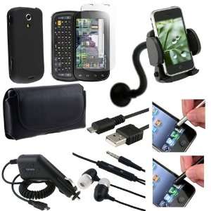  9in1 Accessory Bundle Compatible With Samsung Epic 4G 