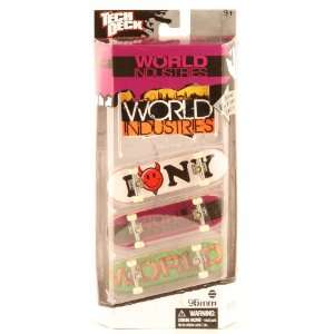  Tech Deck 3 Pack World Industries Toys & Games