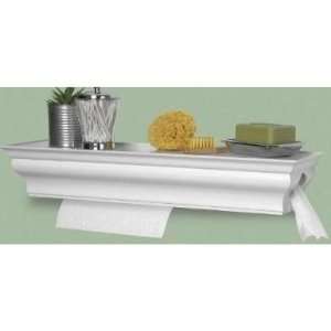  Healthy Shelf White Wet Wipe and Paper Towel Dispenser 