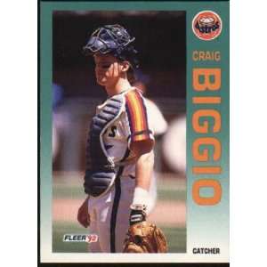  1992 Fleer #426 Craig Biggio   Houston Astros Sports 