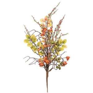  Club Pack of 12 Fall Harvest Artificial Twig, Berry & Leaf 