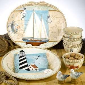  Shore Thing 16 Round Platter, By Susan Winget Kitchen 