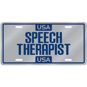  New  Usa Speech Therapist  License Plate Occupations 