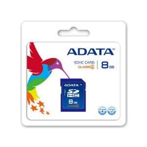  ADATA SDHC 8GB CLASS4 RETAIL supports all consumer digital 