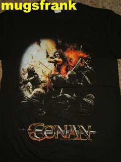 Conan the Barbarian Battle Movie Poster 2011 T Shirt  