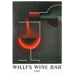  Willis Wine Bar by A.M. Cassandre   1984