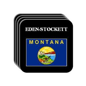  US State Flag   EDEN STOCKETT, Montana (MT) Set of 4 Mini 