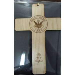  J & J Woodshop Crosses 3569 United States Army Wooden 